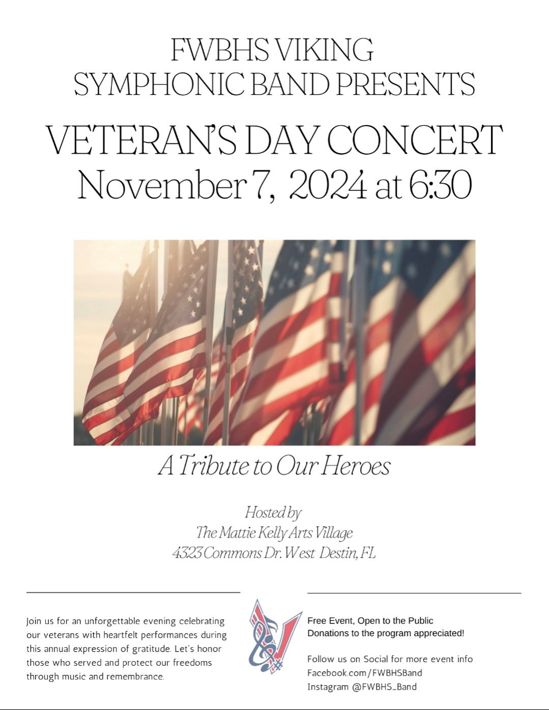 A FREE VETERANS CONCERT 