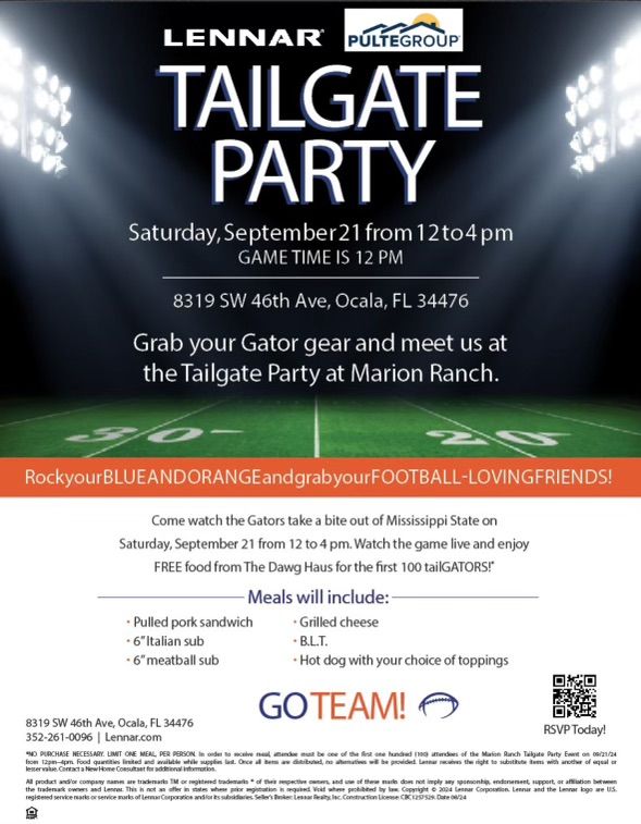 Gator Tailgate Party!