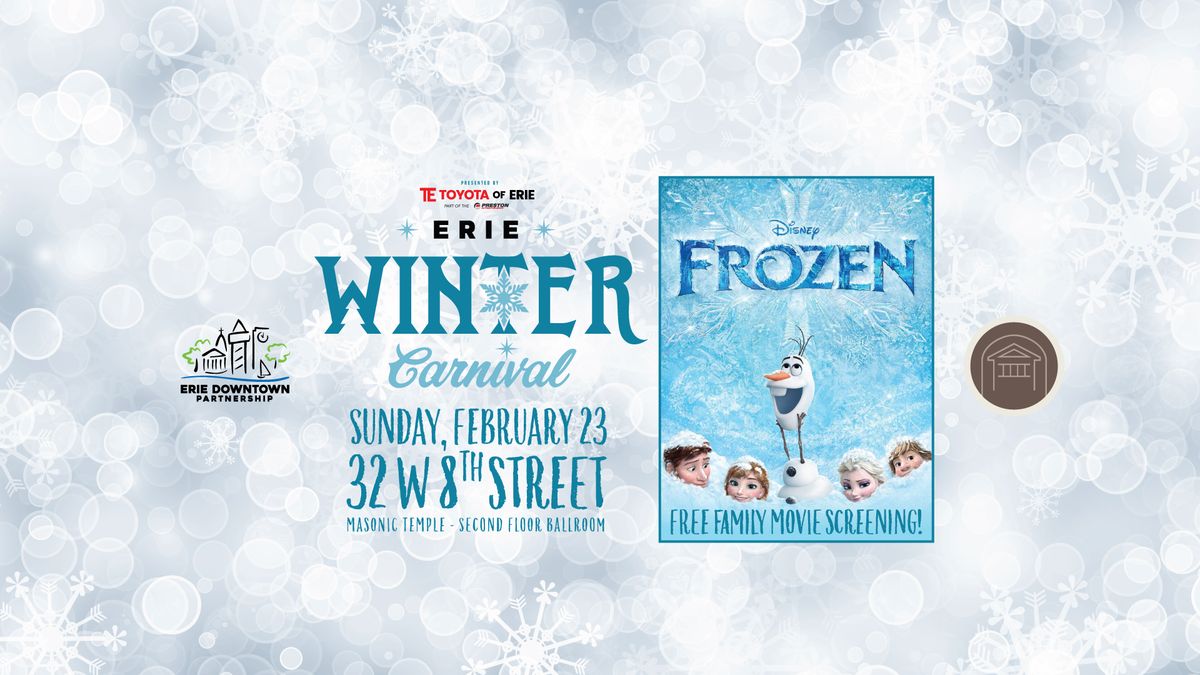 Frozen - Free Family Movie Screening for Erie Winter Carnival