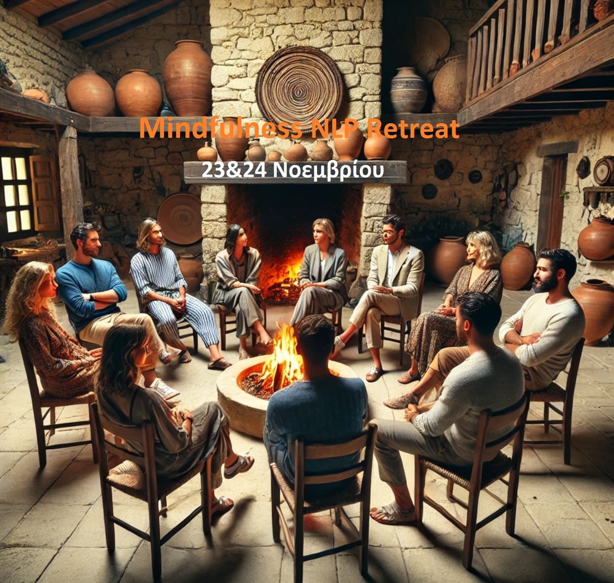 Mindfulness NLP Retreat \u03c3\u03c4\u03b7\u03bd \u039a\u03cd\u03c0\u03c1\u03bf