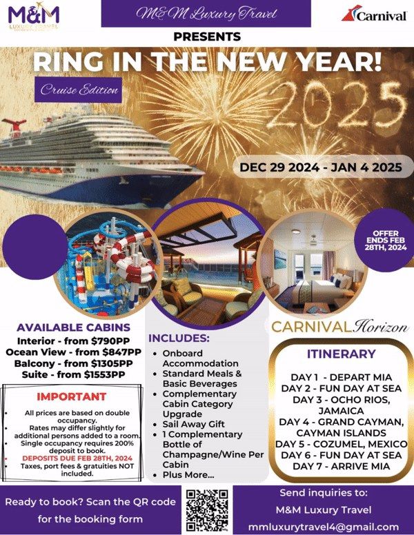 RING IN THE NEW YEAR 2025 WESTERN CARIBBEAN CRUISE