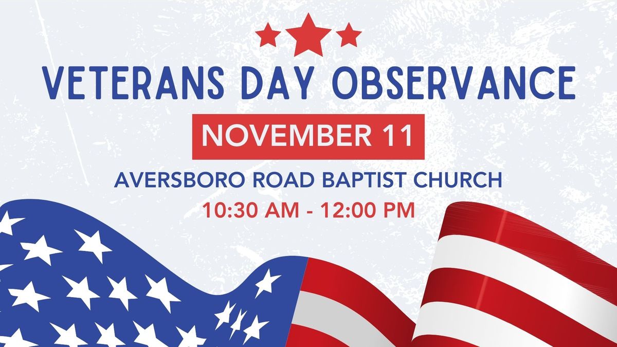 Veterans Day Observance