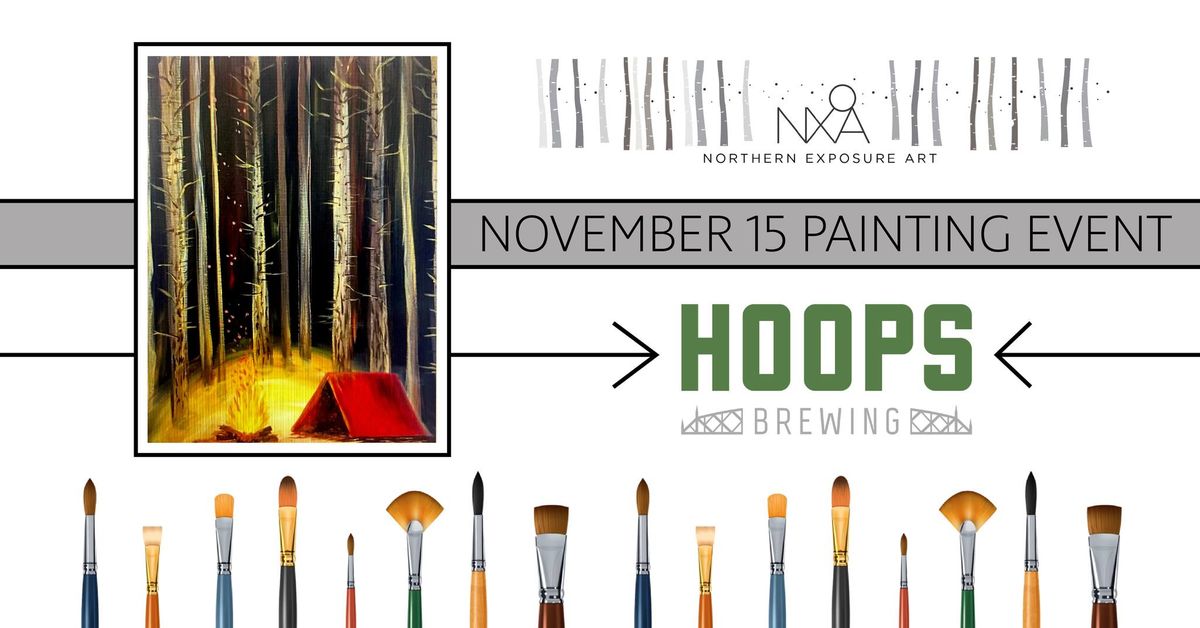 Painting Event at Hoops Brewing