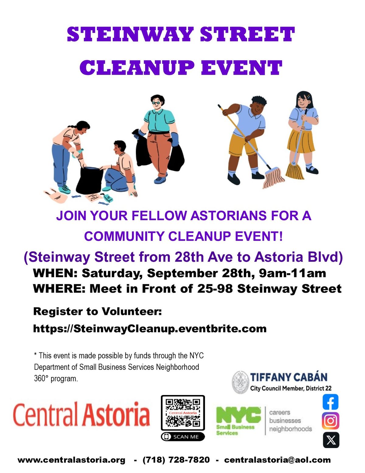 Steinway Street Cleanup Event