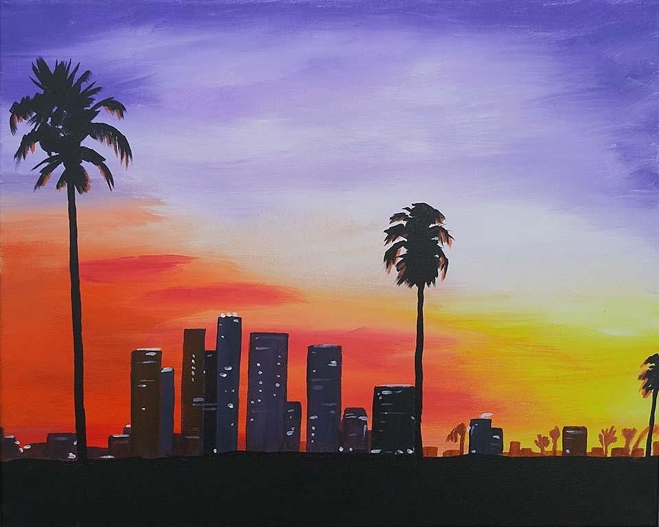 Sip and Paint  -  "Evening Skyline"  Thorn St. Brewery