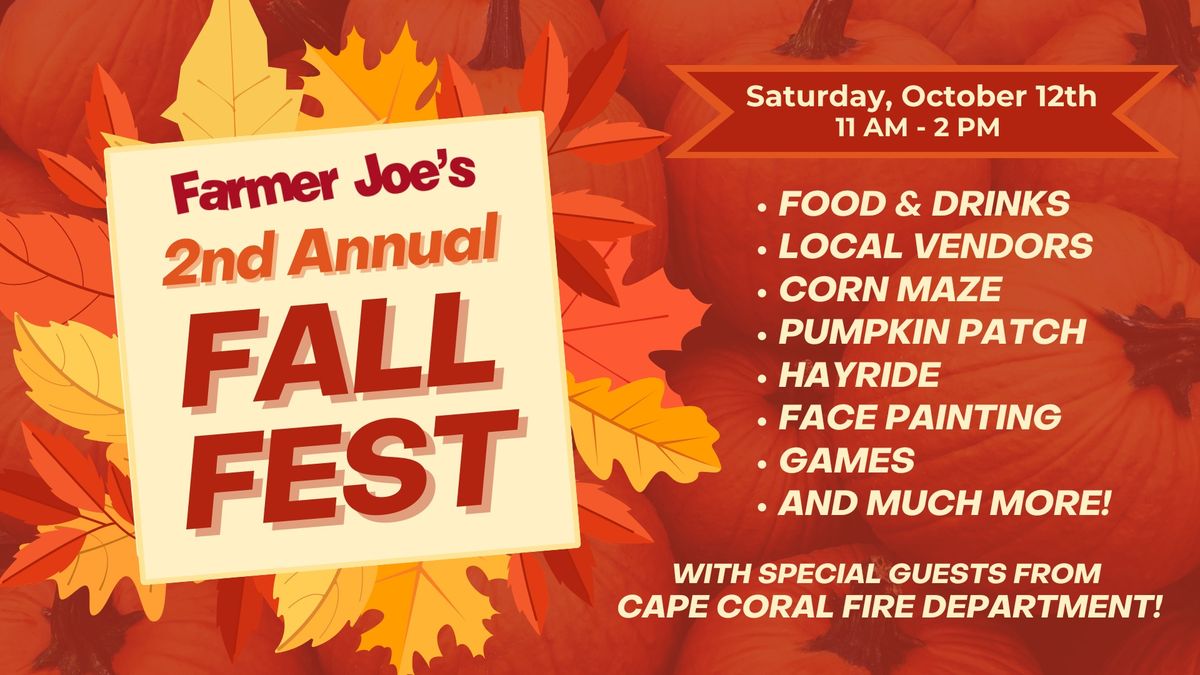 Farmer Joe's 2nd Annual Fall Fest