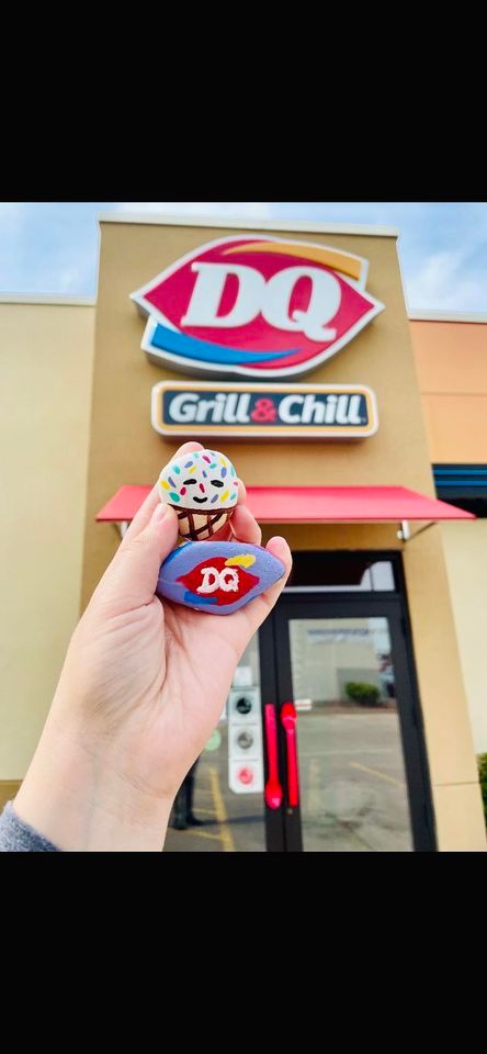 Rock Painting Event at DQ! Happy Earth Day! 