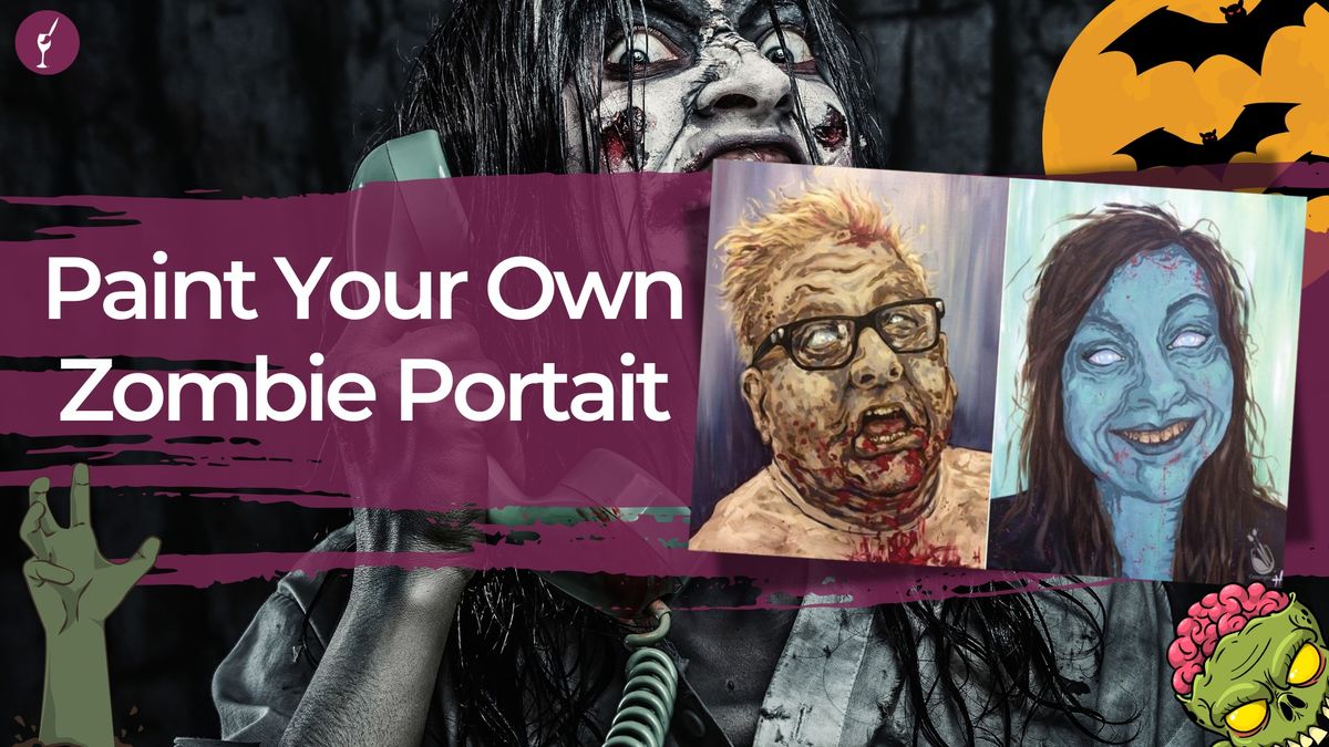 Paint Your Own Zombie Portait