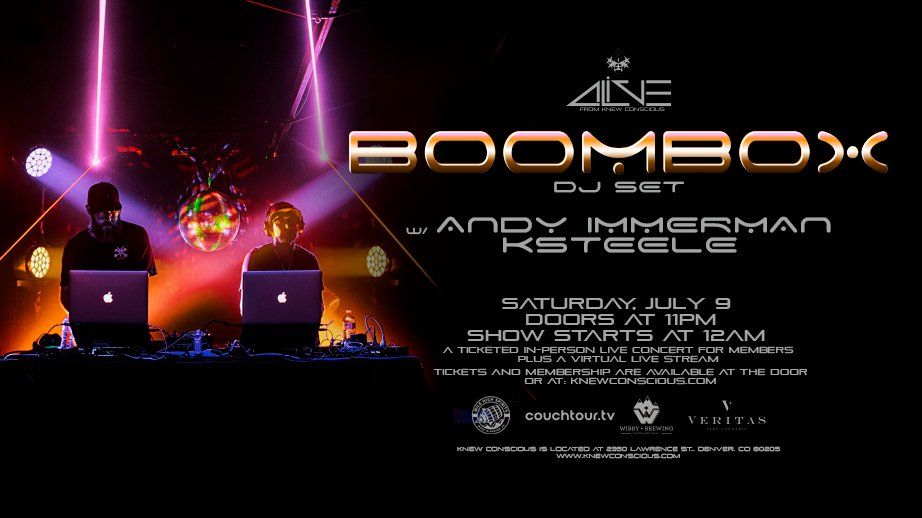 BOOMBOX (DJ Set) w\/ Andy Immerman & KSTEELE