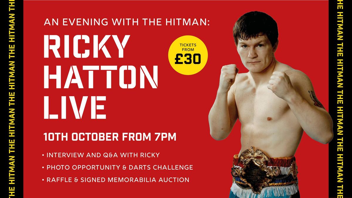 Bierkeller Presents: An Audience With Ricky "The Hitman" Hatton!