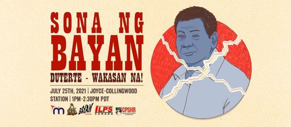 RALLY: SONA ng BAYAN - Duterte Wakasan Na! (People's SONA: Oust Duterte!)