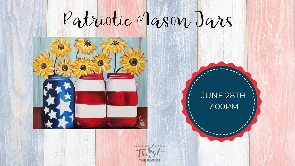  Patriotic Mason Jars! Make your own DIY 4th of July decor! 