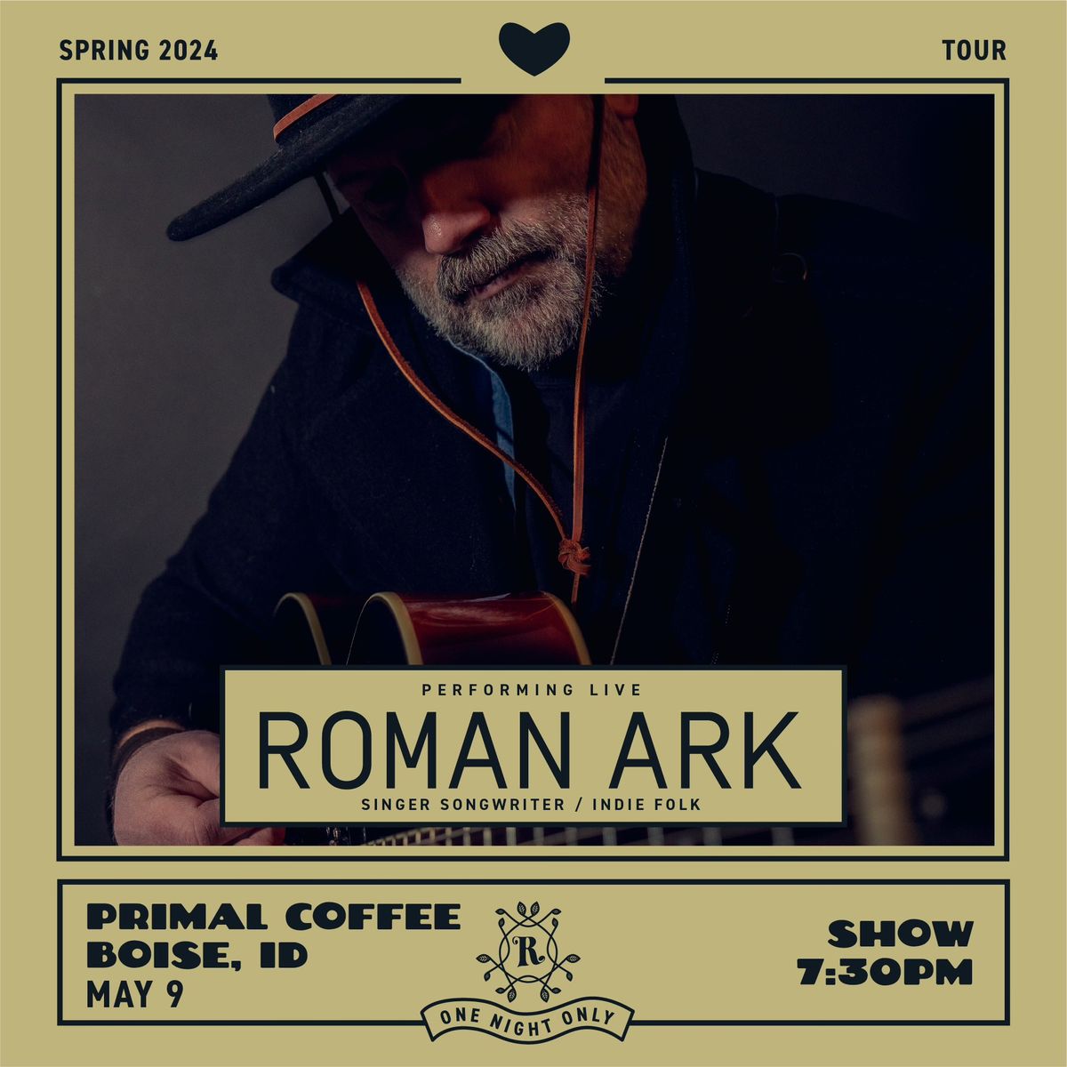 Live Music with Roman Ark at Primal Coffee