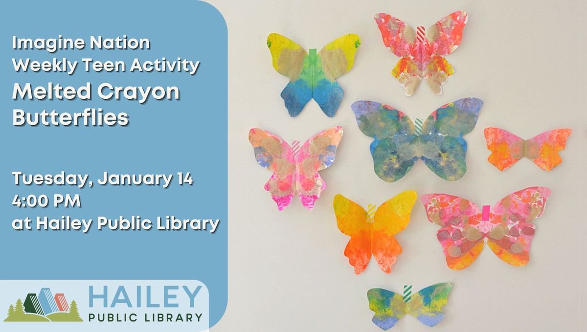 Melted Crayon Butterflies: Imagine Nation Teen Activity