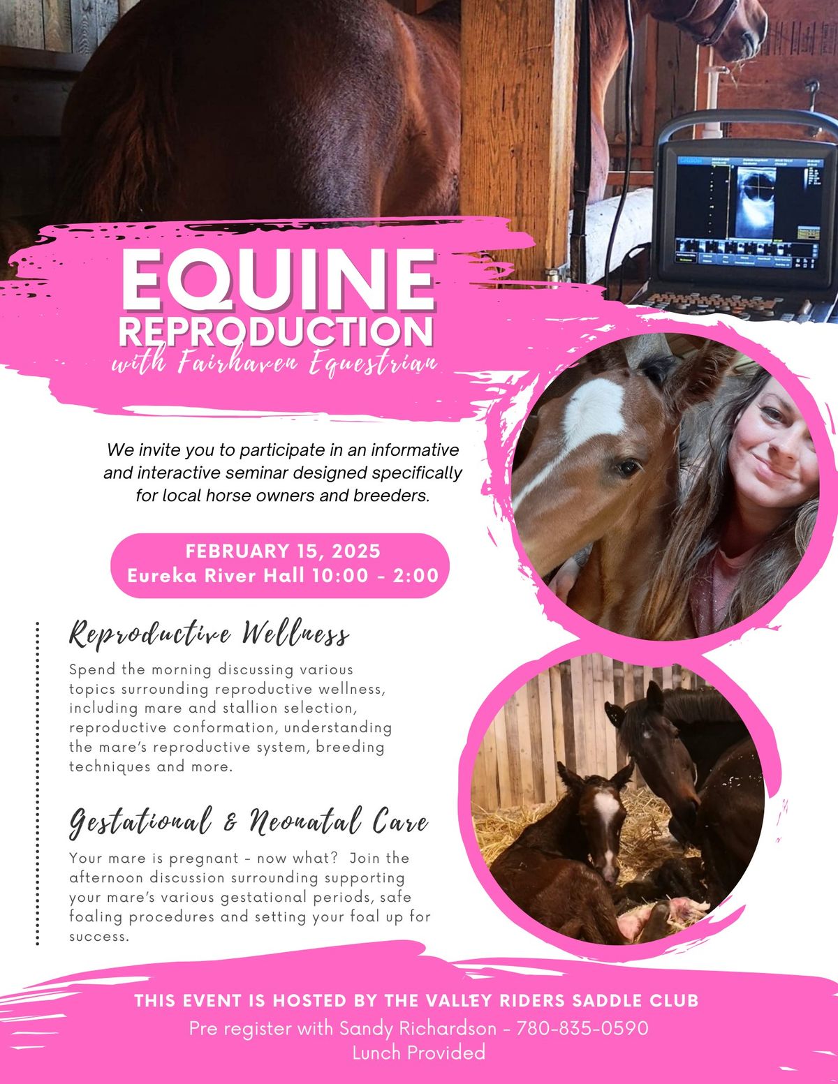 Reproductive Health Seminar for Horse Owners