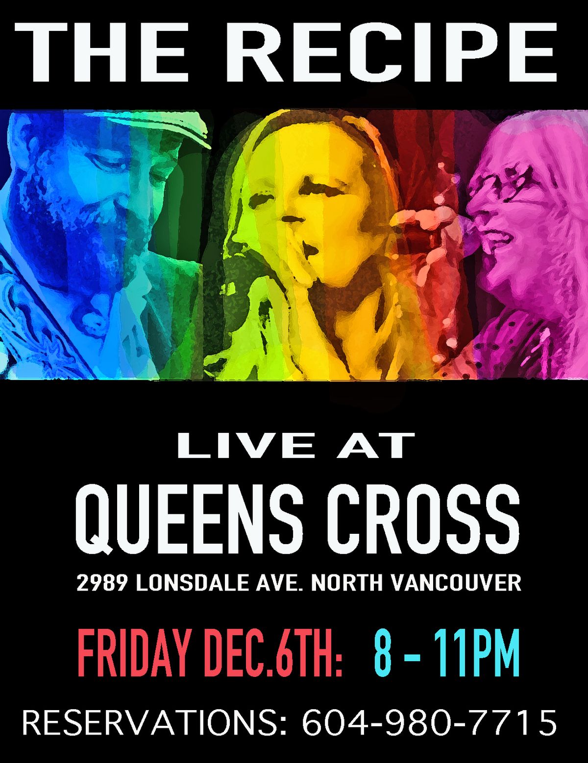 THE RECIPE LIVE AT QUEENS CROSS PUB