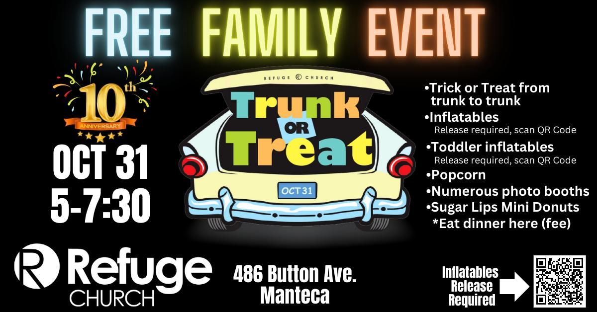 FREE TRUNK OR TREAT - 486 Button Ave Manteca - 10th Annual