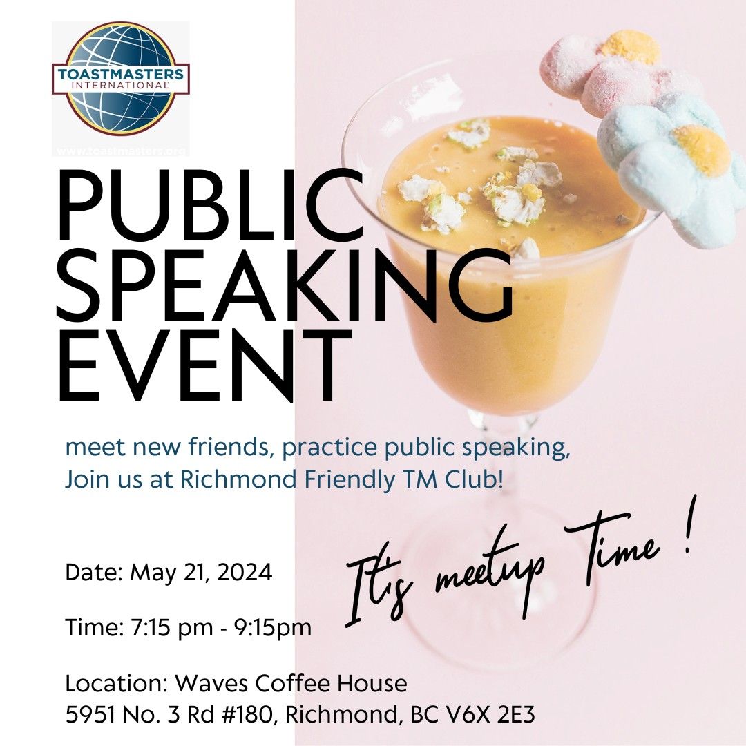 public speaking event