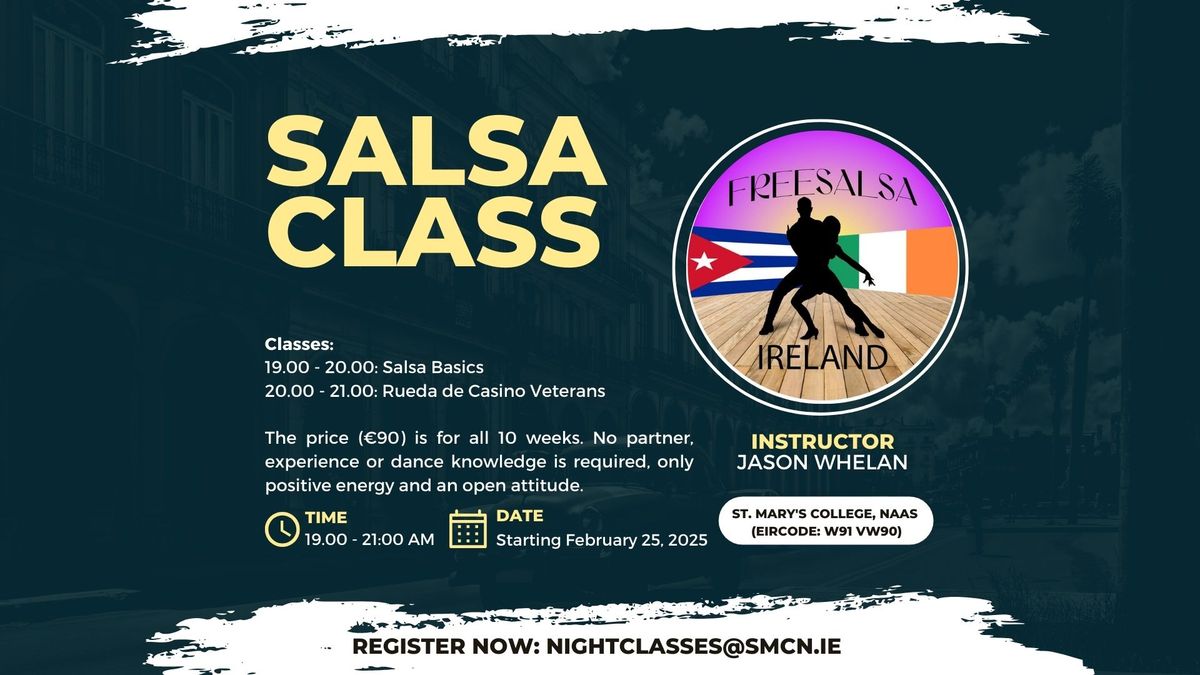 Naas Adult Cuban Casino (Salsa) Classes