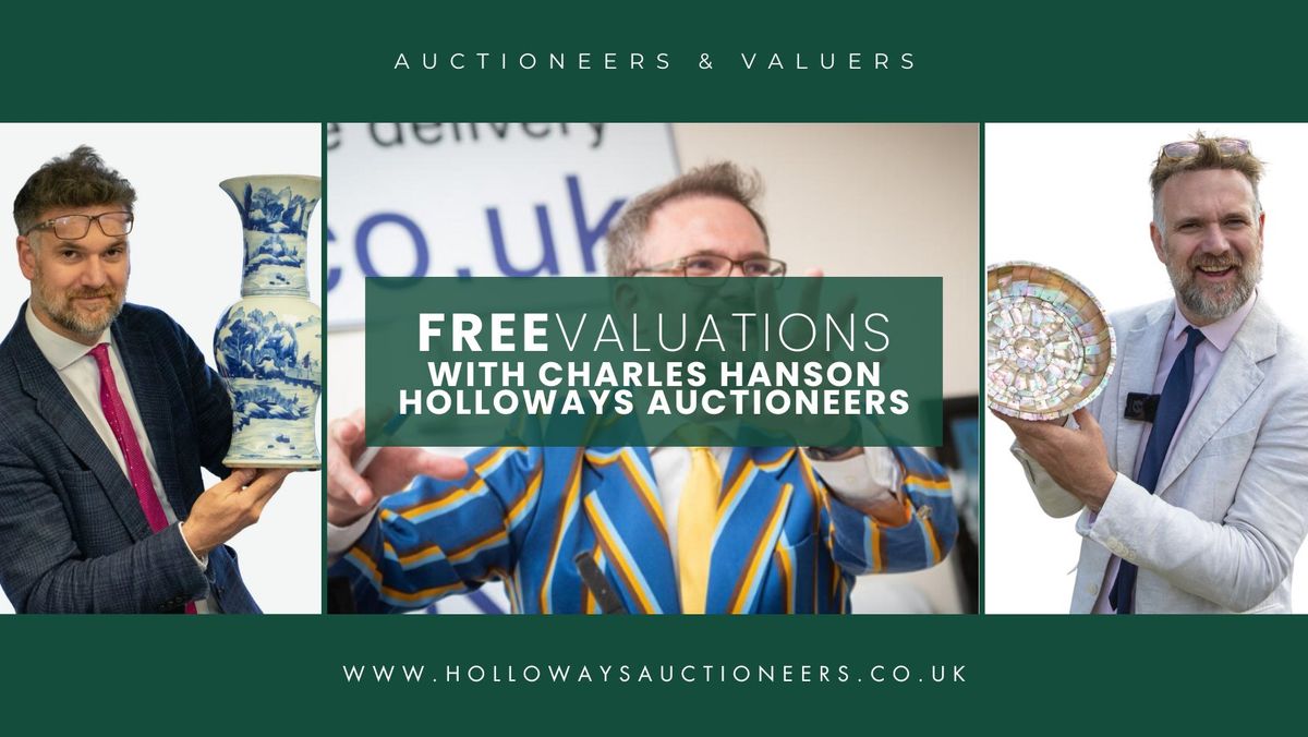 Valuations with Charles Hanson: FREE Jewellery & Antique Valuations at Holloways