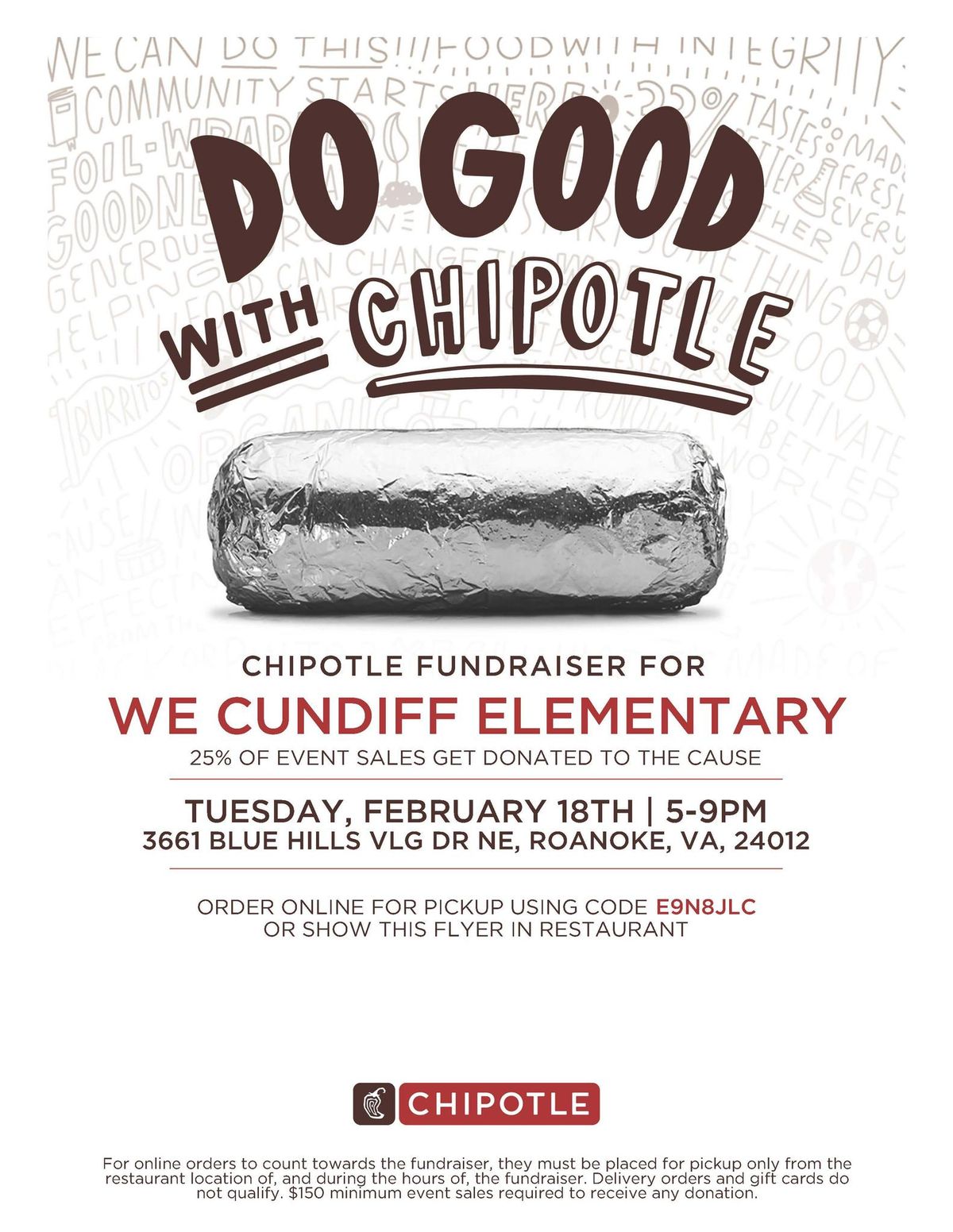 Chipolte Spirit Night