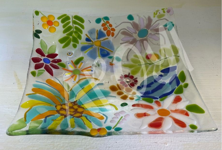 Fused Glass Flower Bowl Class