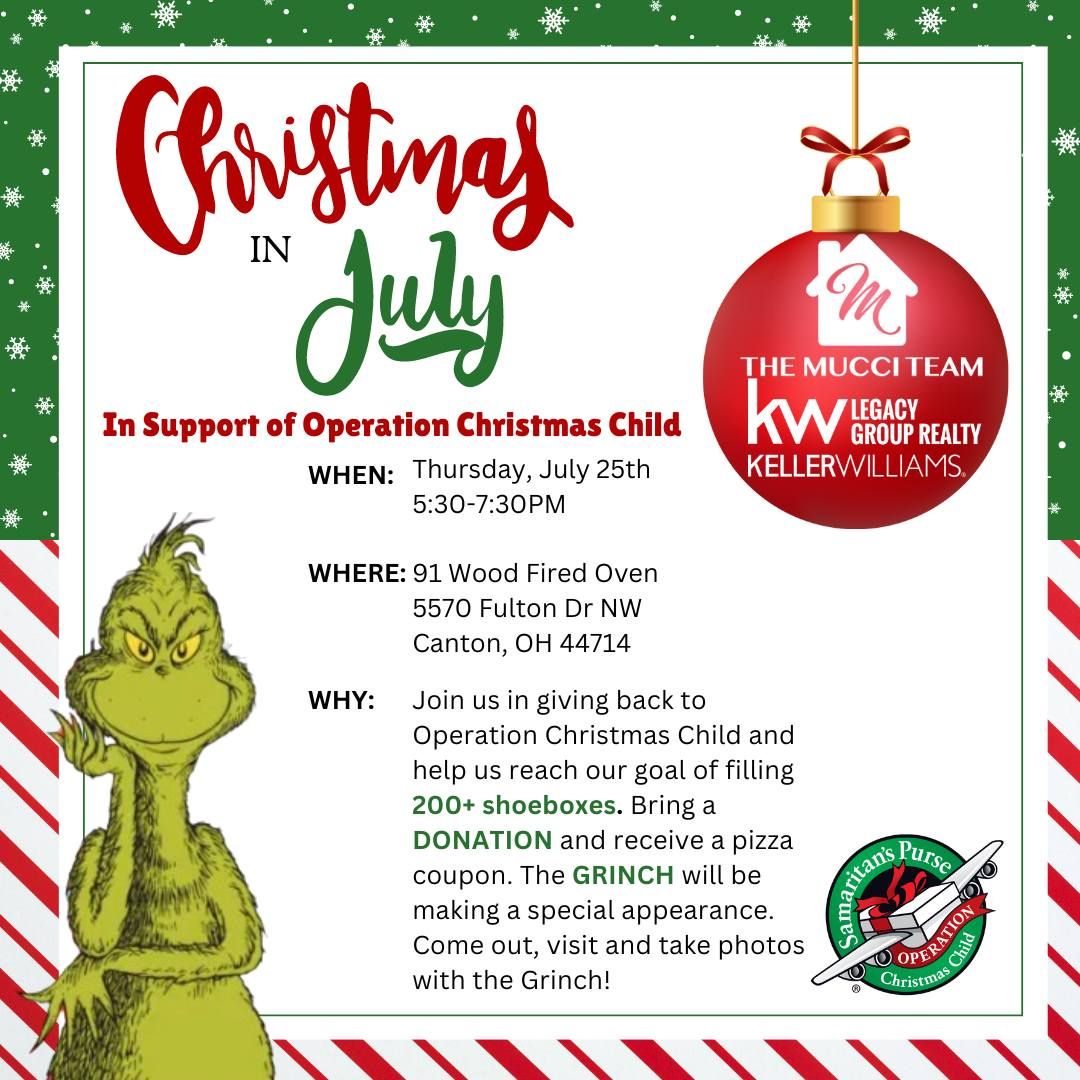 Christmas In July in support of Operation Christmas Child
