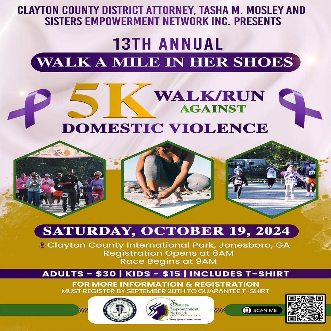 The 13th Annual Walk a Mile in Her Shoes 5K Walk\/Run Against Domestic Violence