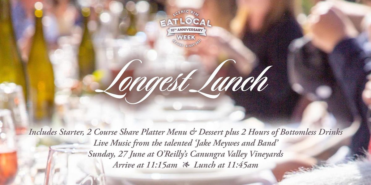 Longest Lunch At Oreillys Canungra Valley Vineyards O Reilly S Canungra Valley Vineyards 27 June 21