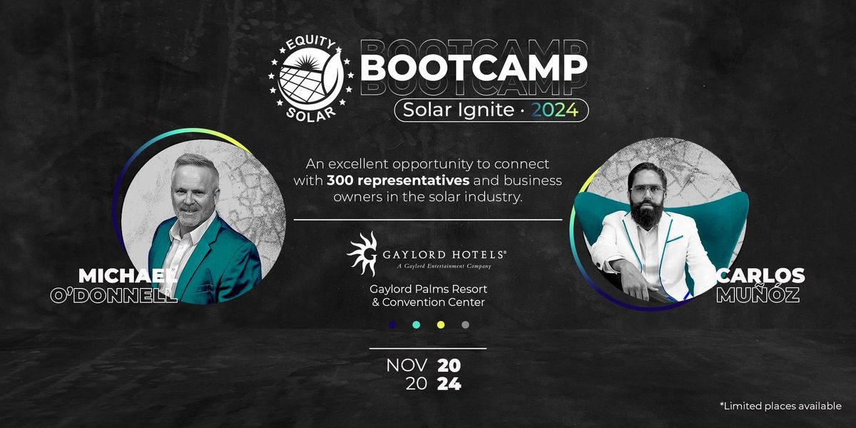 Equity Solar Bootcamp - Solar Ignite 2024