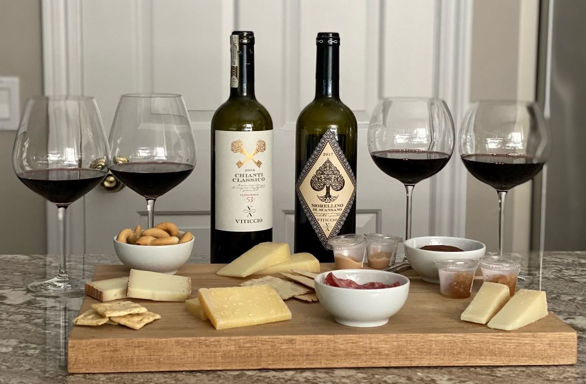 Virtual Cheese and Wine Tasting visiting ITALY (Back from our Trip to Tuscany) !