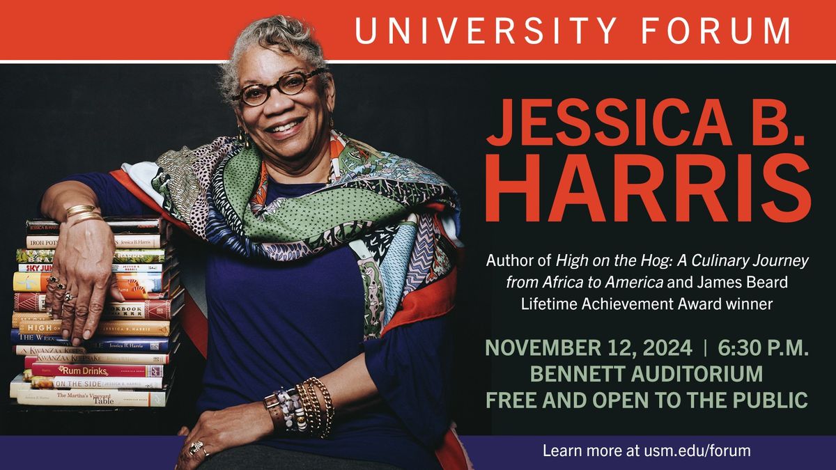 University Forum (at Southern Miss) featuring Jessica Harris