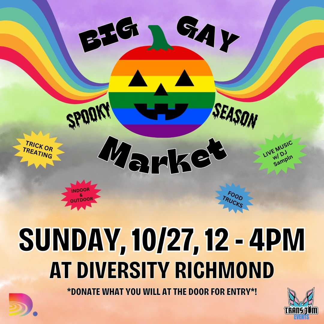 Big GAY Spooky Season Market @ Diversity Richmond