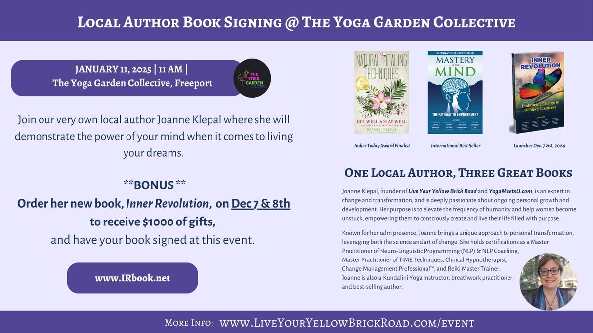 Local Author Book Signing