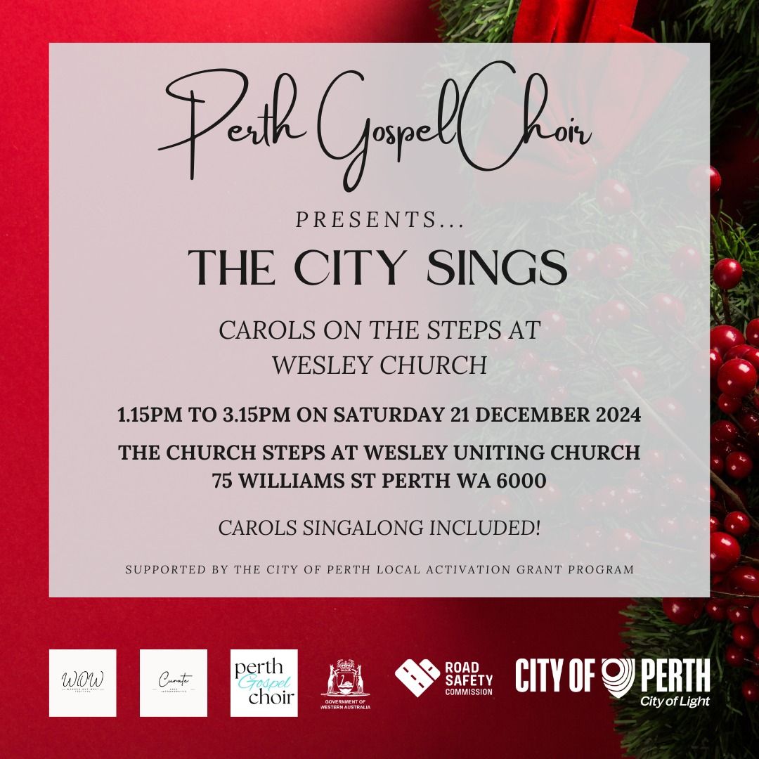 The City Sings - Carols on the Steps at Wesley Church