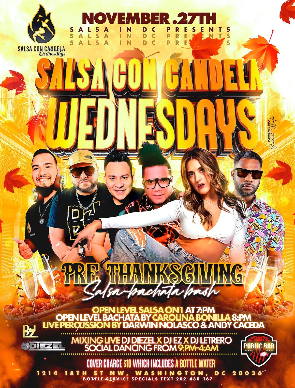 Salsa con Candela Wednesdays Pre-thanksgiving\u2019s Bash