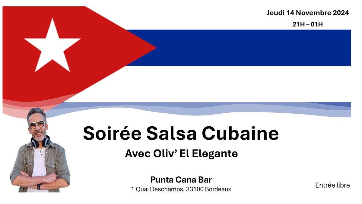 Soir\u00e9e Salsa Cubaine