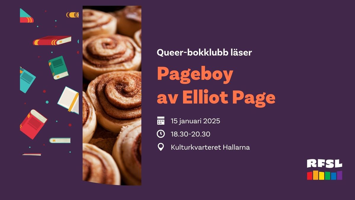 Queer bokklubb l\u00e4ser Pageboy av Elliot Page