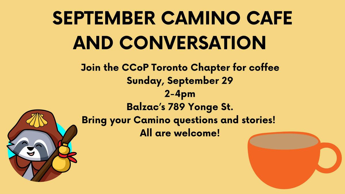 September Camino Coffee and Conversation