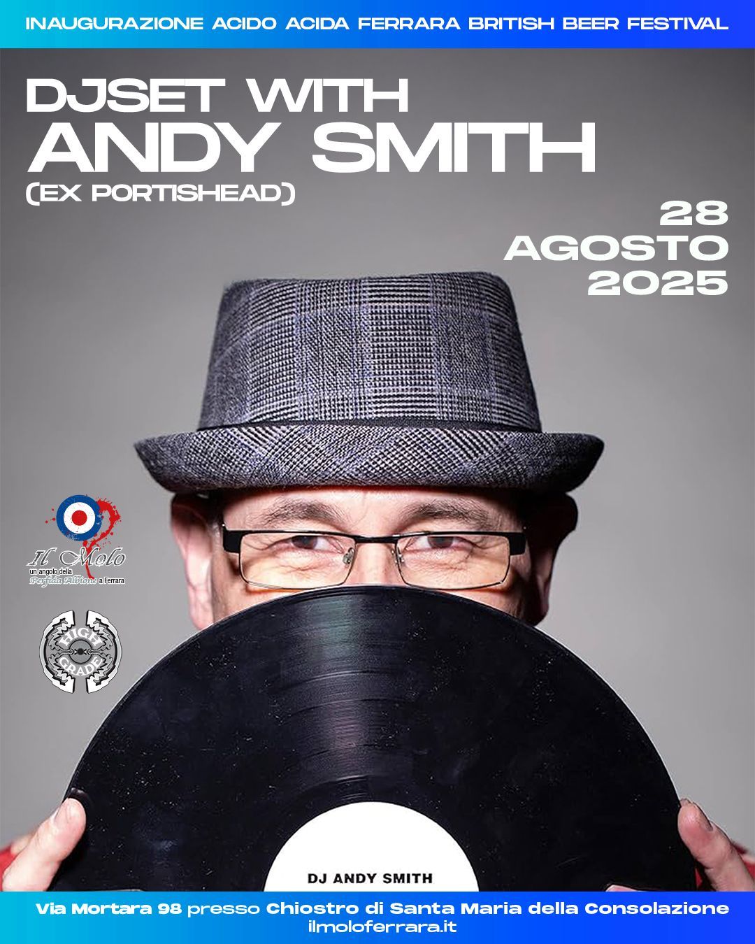 Andy Smith (Portishead) \u2b50\ufe0f inaugurazione ACIDO ACIDA gioved\u00ec 28 agosto