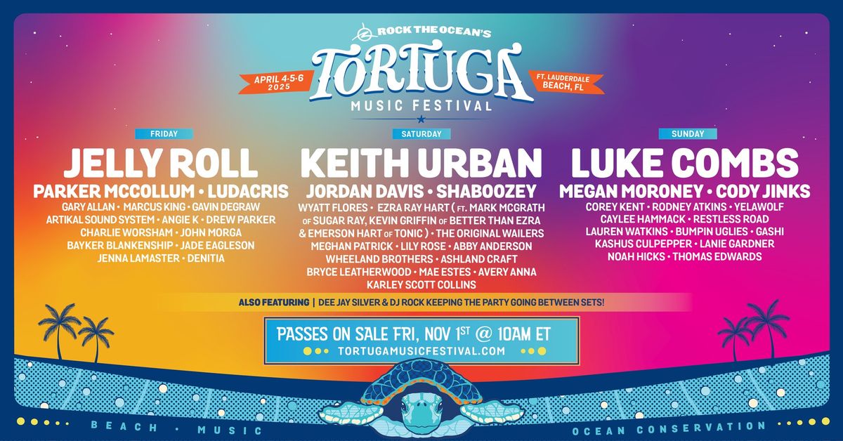 Rock The Ocean's Tortuga Music Festival