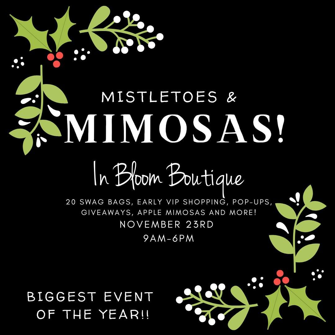 Mistletoe & Mimosas Shopping Event