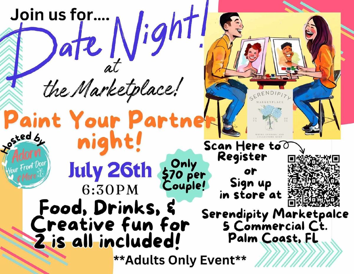 Date Night at The Marketplace: Paint Your Partner Night