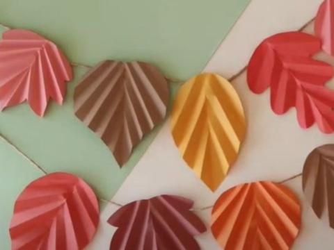 Crafternoon: Paper Leaf Garlands