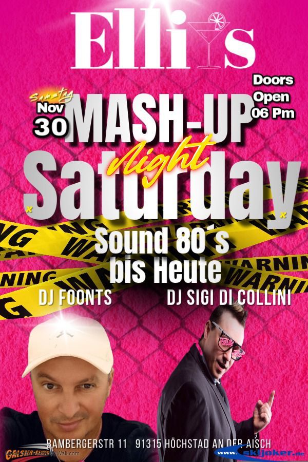 Mash-Up Saturday Night Sound 80's bis Heute 