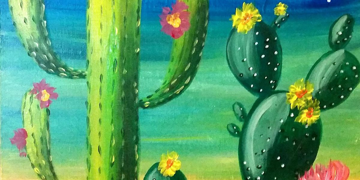 Paint Night: Sunset Cacti