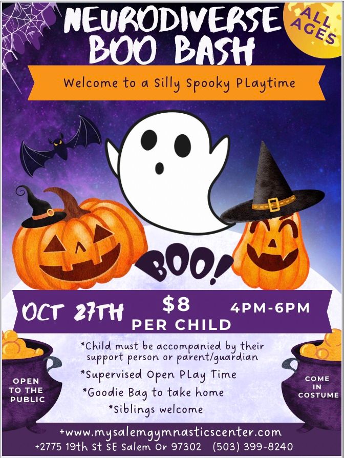 Neurodiverse Boo Bash Indoor Halloween Playtime