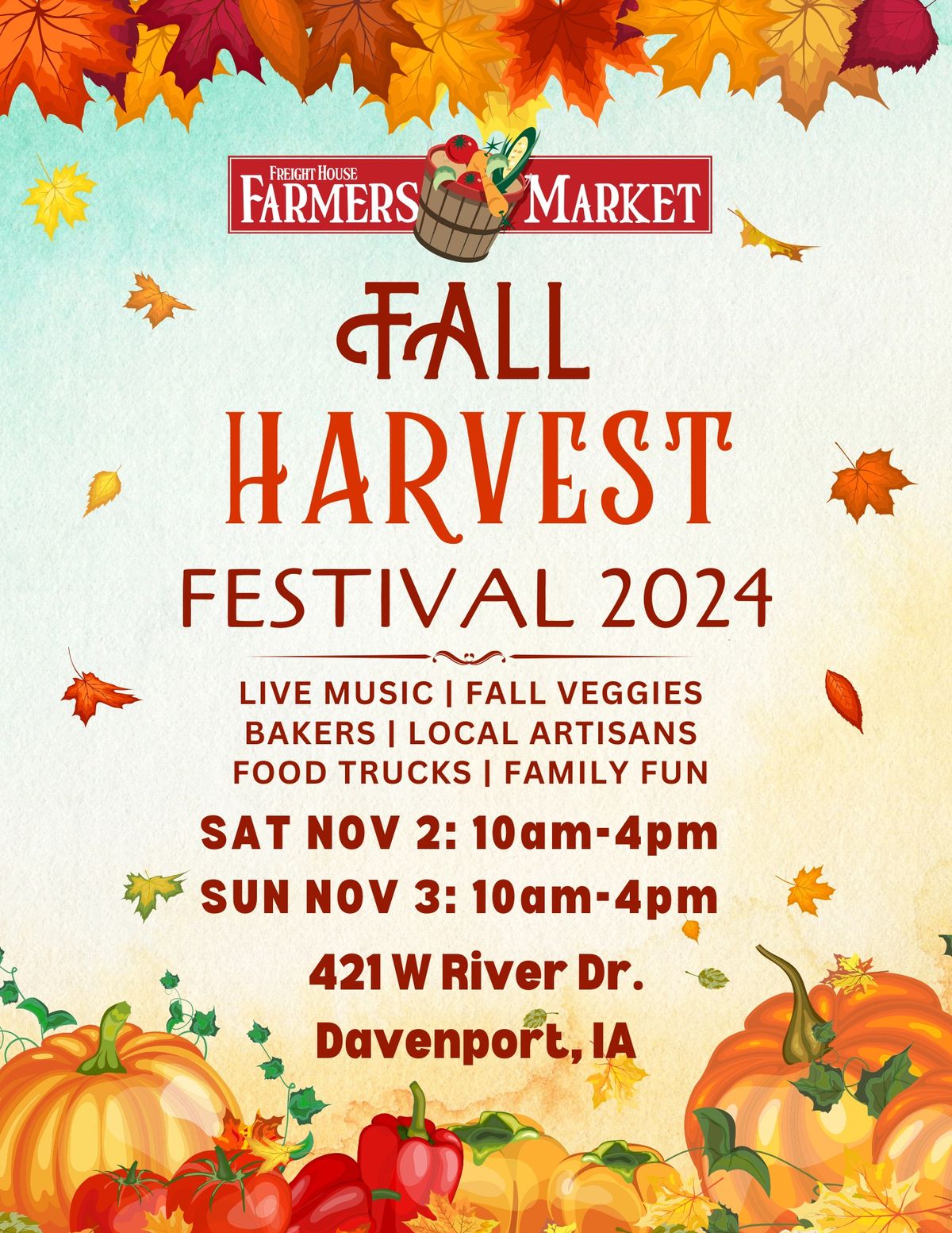 Freight House Farmers Market Fall Harvest Festival