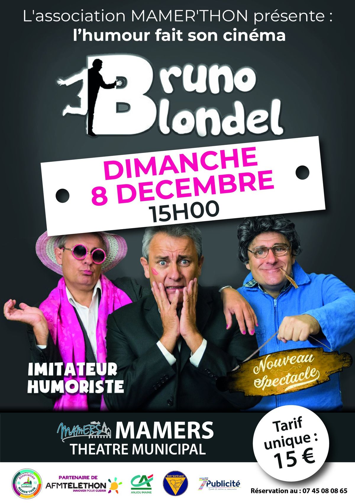 Spectacle musical et humoristique au profit du T\u00e9l\u00e9thon