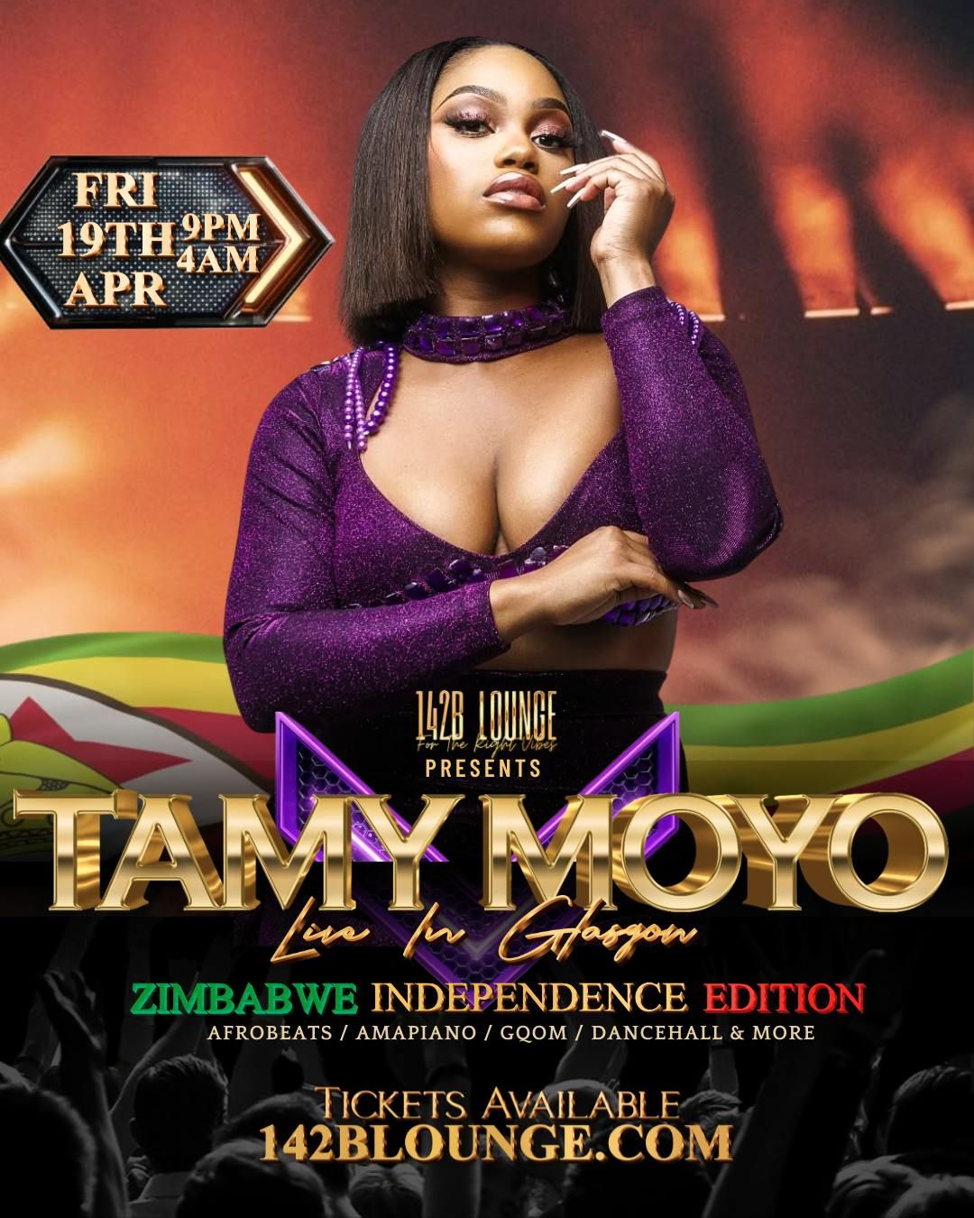 ZIM INDEPENDENCE SPECIAL: TAMY MOYO LIVE IN GLASGOW! \ud83c\udfb6\ud83d\udd25